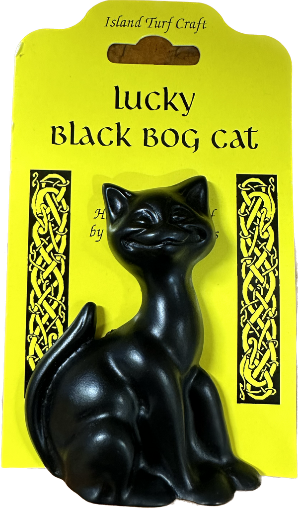 Lucky Black Bog Cat-Small