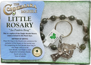 Irish Celtic Marble Rosary